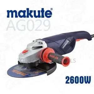 Makute AG029 Heavy-Duty Angle Grinder Featuring a 2600W