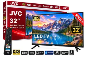 JVC TV 32" Smart Android TV – Double Glass Design | New 2026 Model