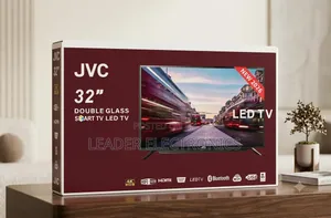 JVC TV 32" Smart Android TV – Double Glass Design | New 2026 | Compact
