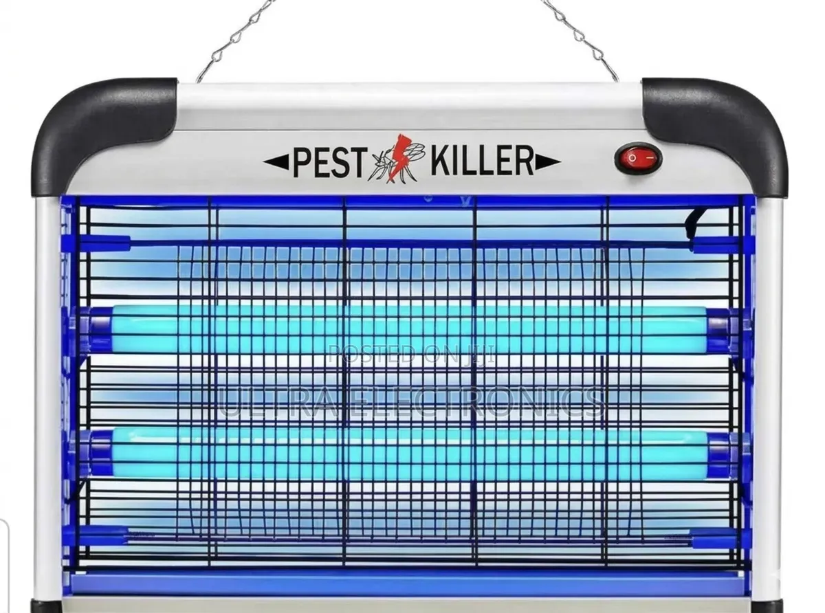 Electric Pest Killer Lamp Attracts Flying Insects With UV Light