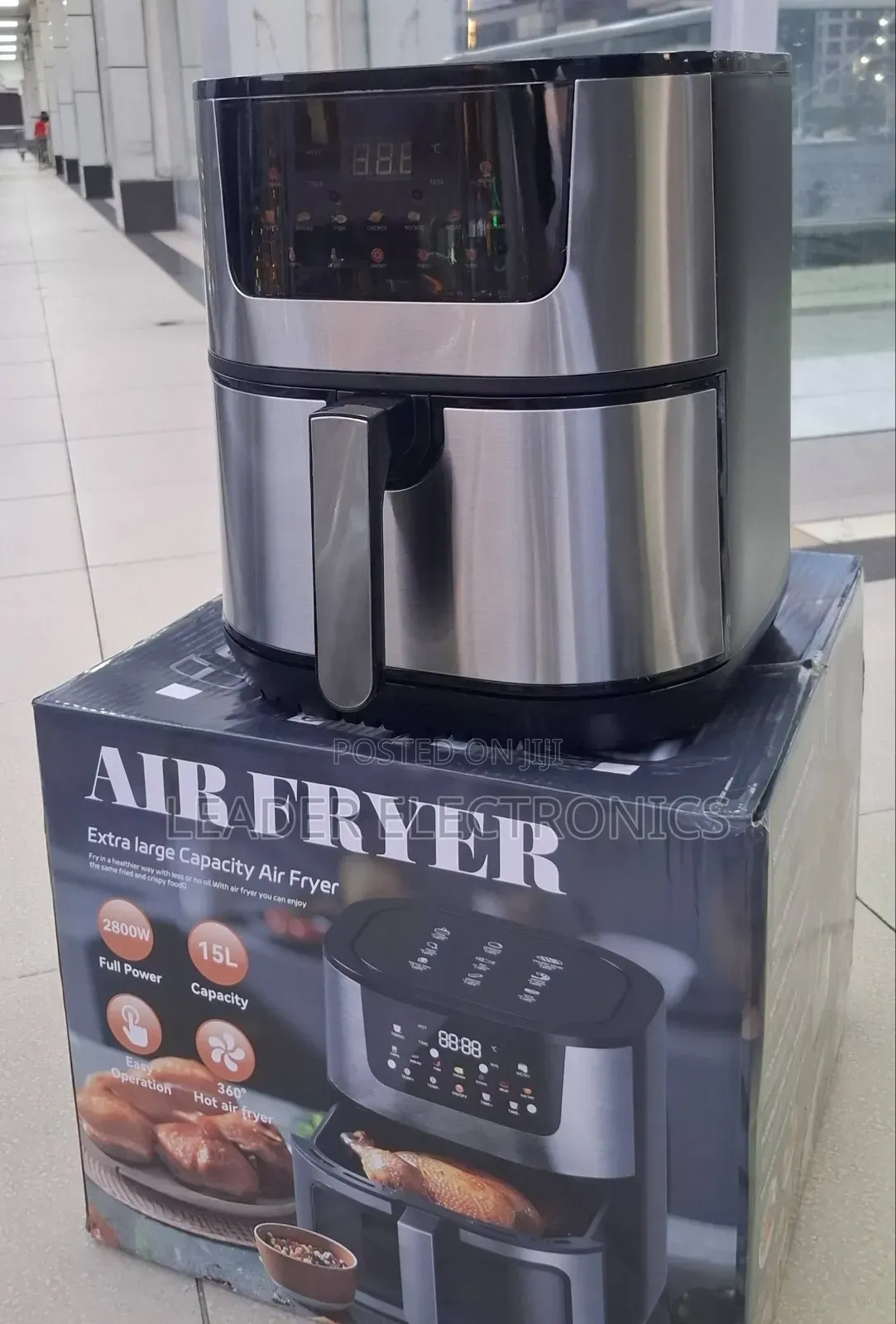 Air Fryer 15 Liter Capacity ( Free Delivery Available a/a )