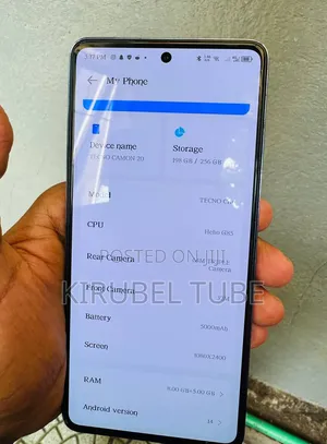 Tecno Camon 20 256 GB Blue