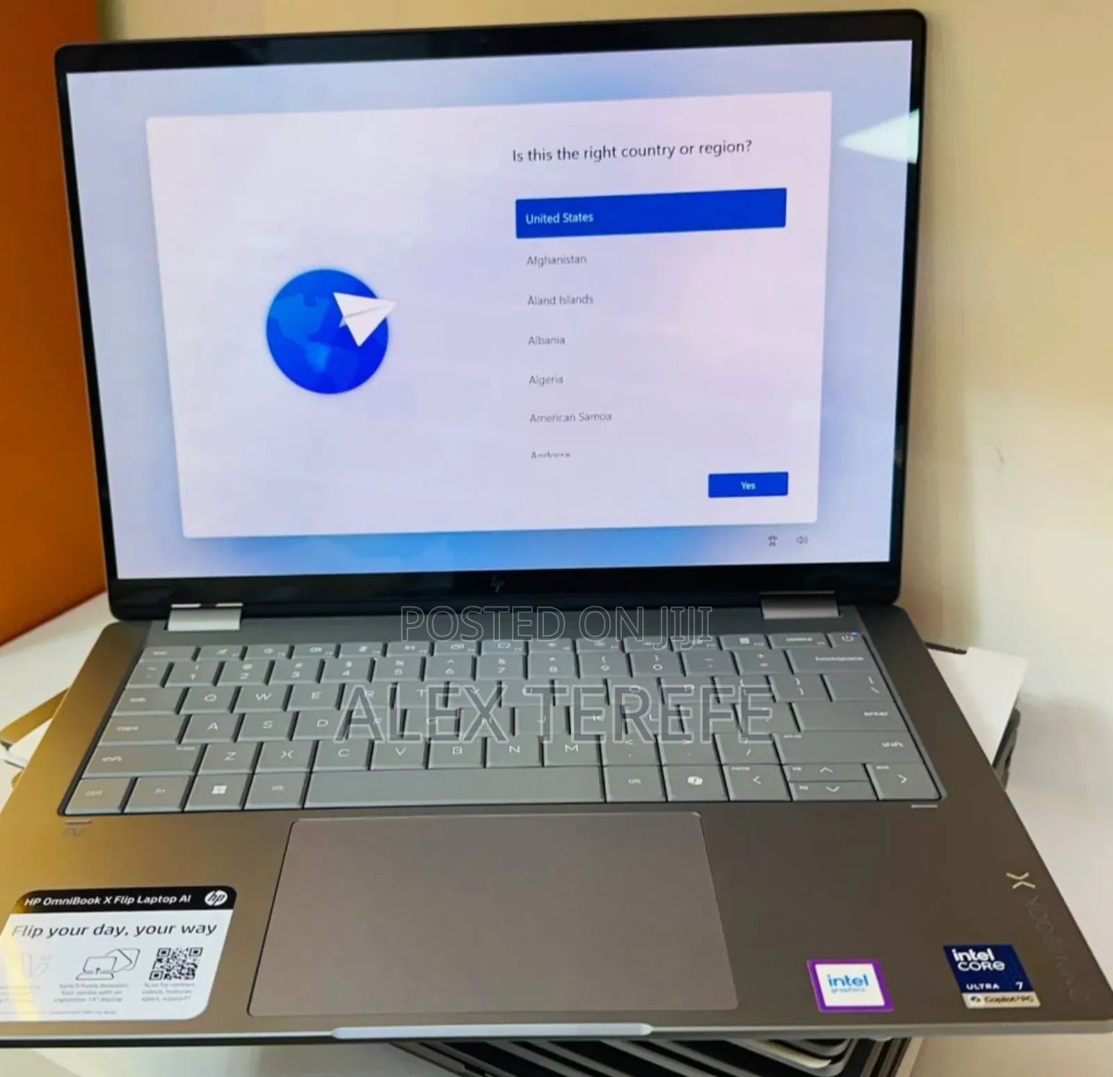 New Laptop HP OmniBook Ultra Flip 14" 16GB Intel Core Ultra 7 SSD 512GB