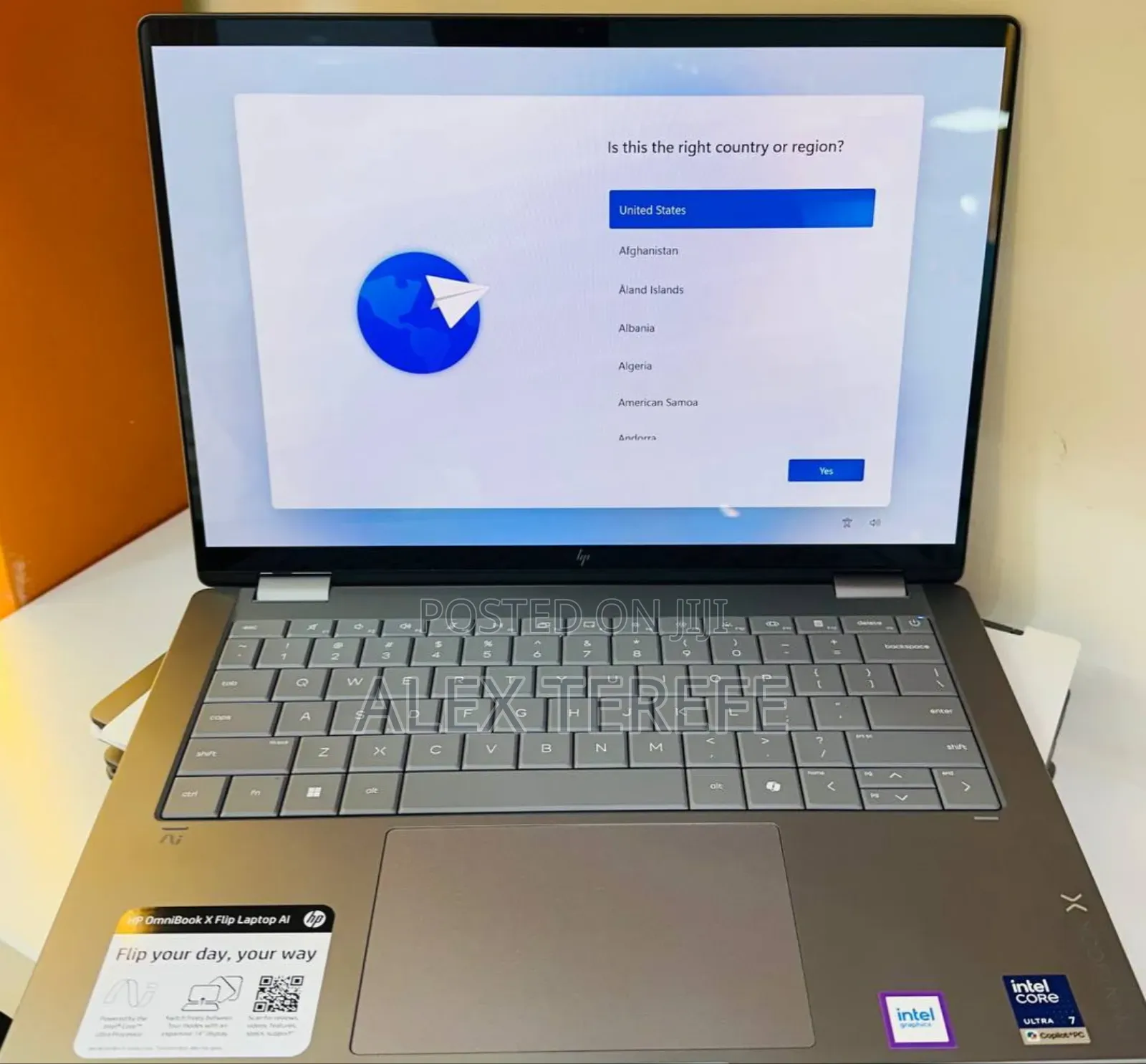 New Laptop HP OmniBook Ultra Flip 14" 16GB Intel Core Ultra 7 SSD 512GB