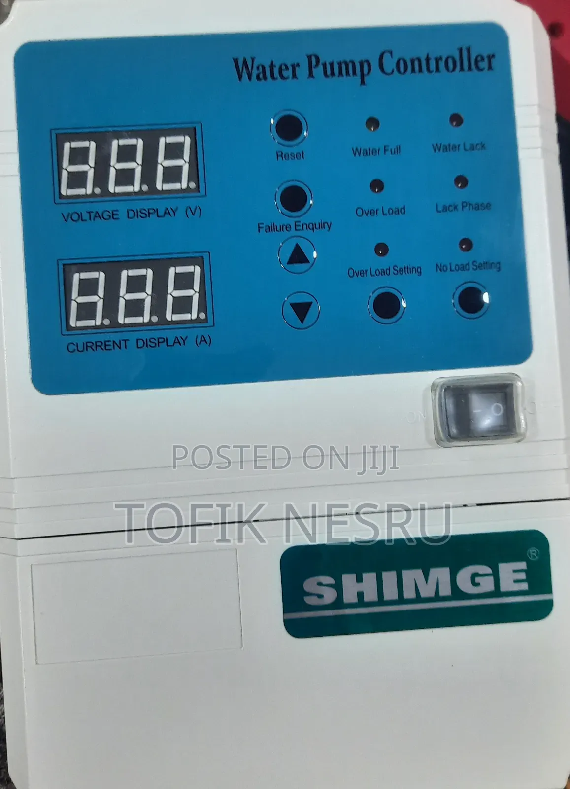Sumersible and Surface Water Pump Control Switch Board 2hp-15hp መቆጣጠርያ