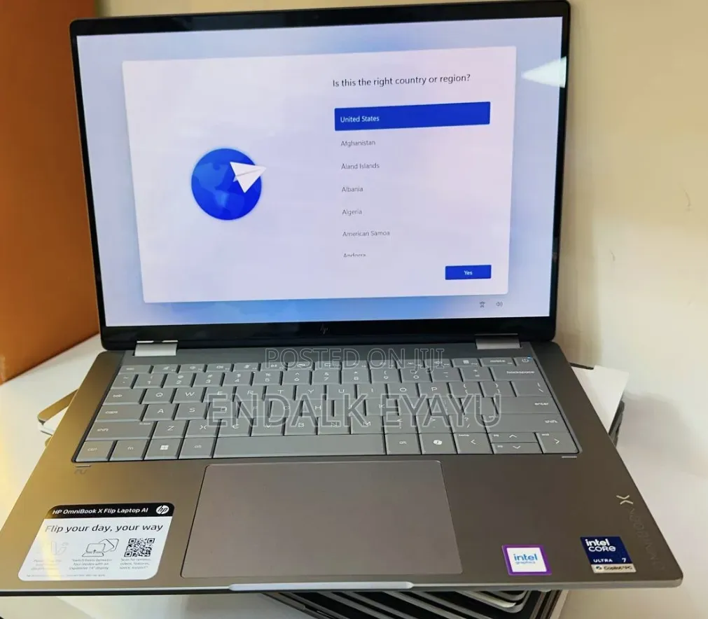 New Laptop HP OmniBook X Flip 14" 16GB Intel Core Ultra 7 SSD 1T