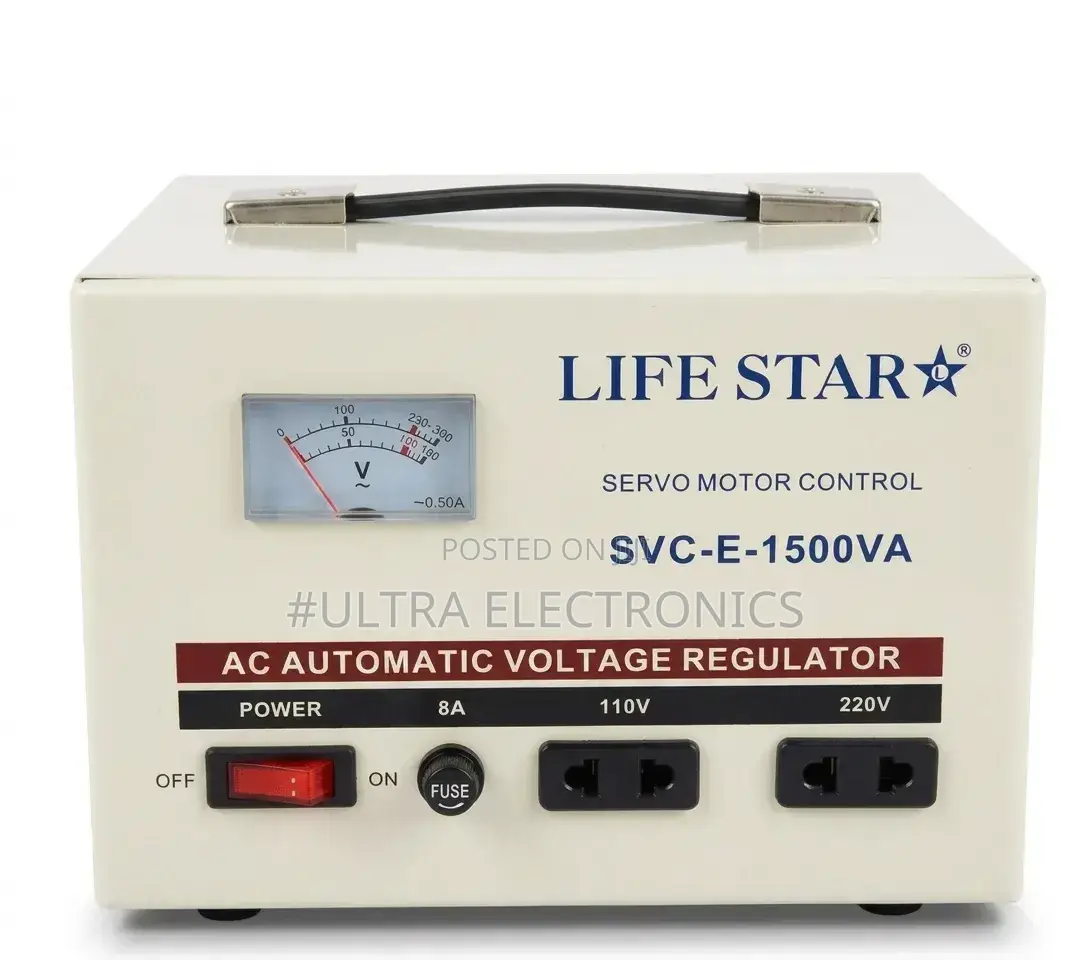 Life Star SVC-E-1500va Automatic Voltage Regulator