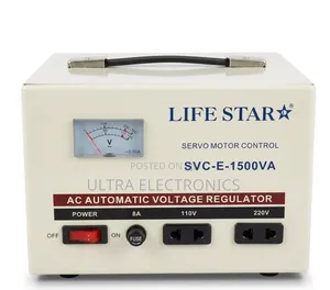 Life Star SVC-E-1500va Automatic Voltage Regulator