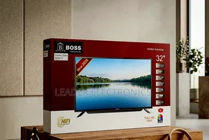 Boss 32" LED TV – Double Glass Design | Clear Picture, Stylish Look