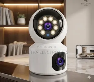 360° Pan Tilt Security Camera 360° Wide-Angle Coverage