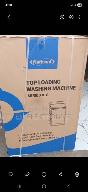 Natinal Top Loading Washing Macine Series 8ts Simpieand Dat Design Met