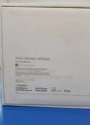 New Laptop Apple MacBook Air 2025 M4 16GB Apple M4 SSD 512GB