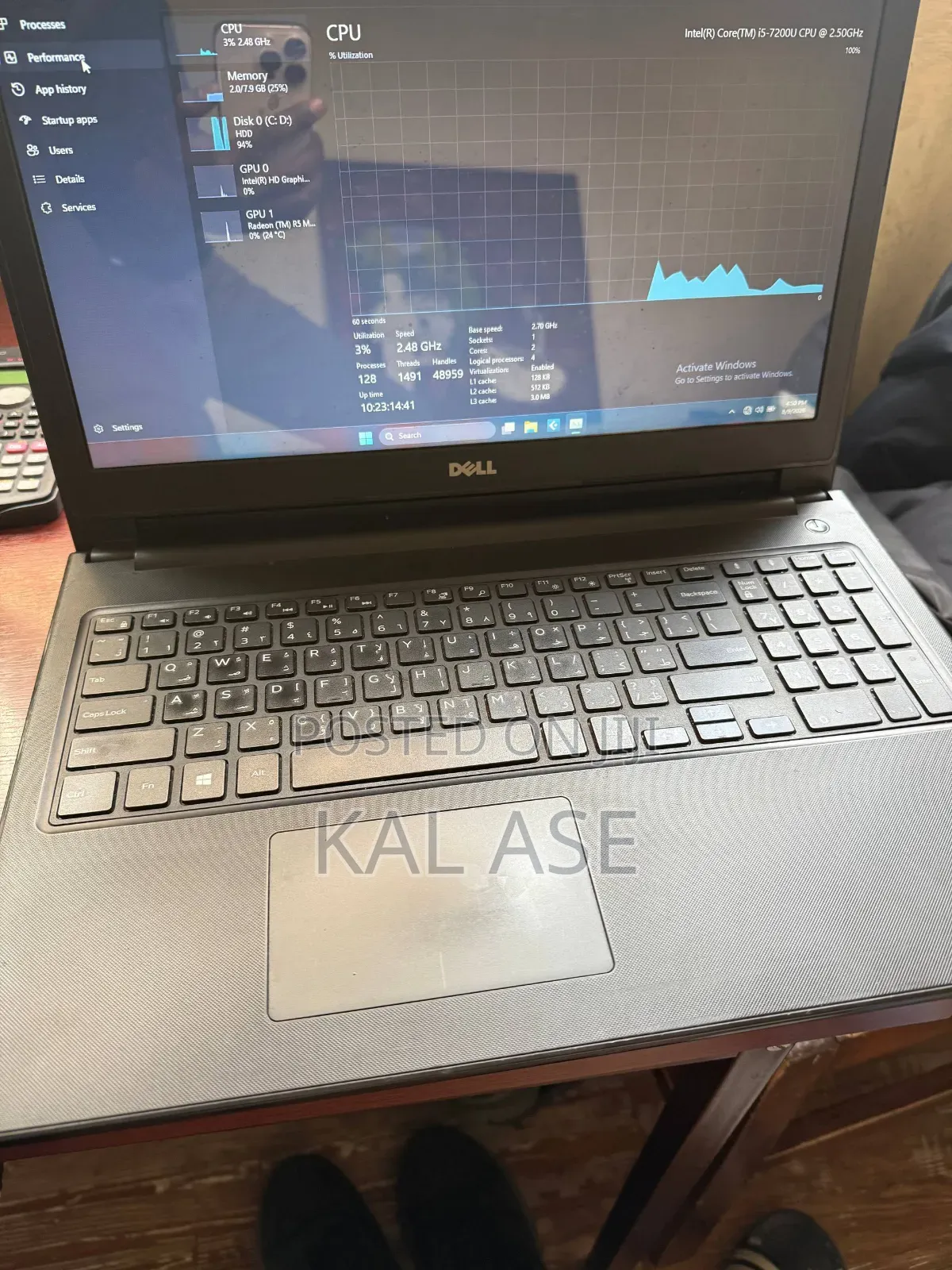 Laptop Dell Inspiron 15 8GB Intel Core i5 HDD 1T