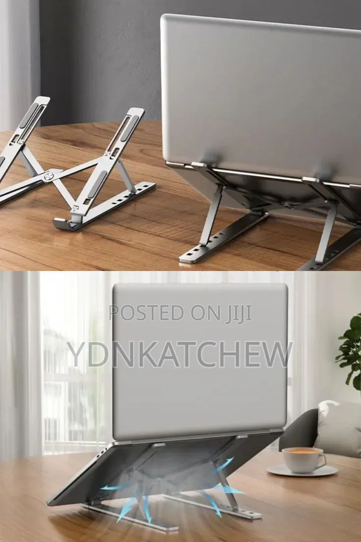 Foldable Height Adjustable Metal Frame Laptop Stand