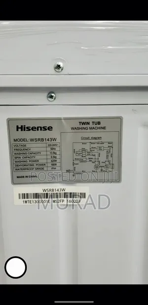 Hisens 13kg Weshing