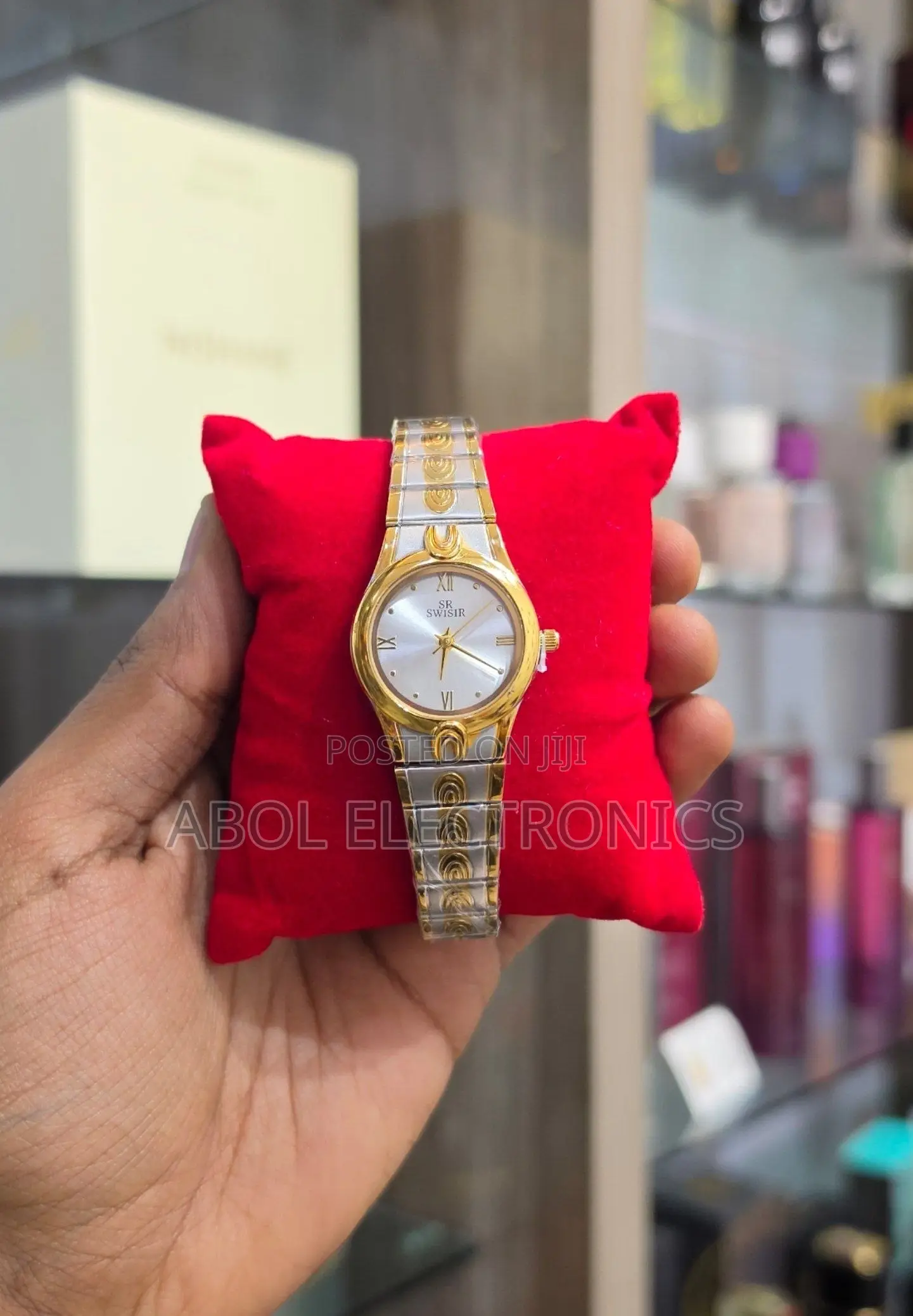 SR SWISIR Women's Two-Tone Luxury Dress Watch – Silver Dial
