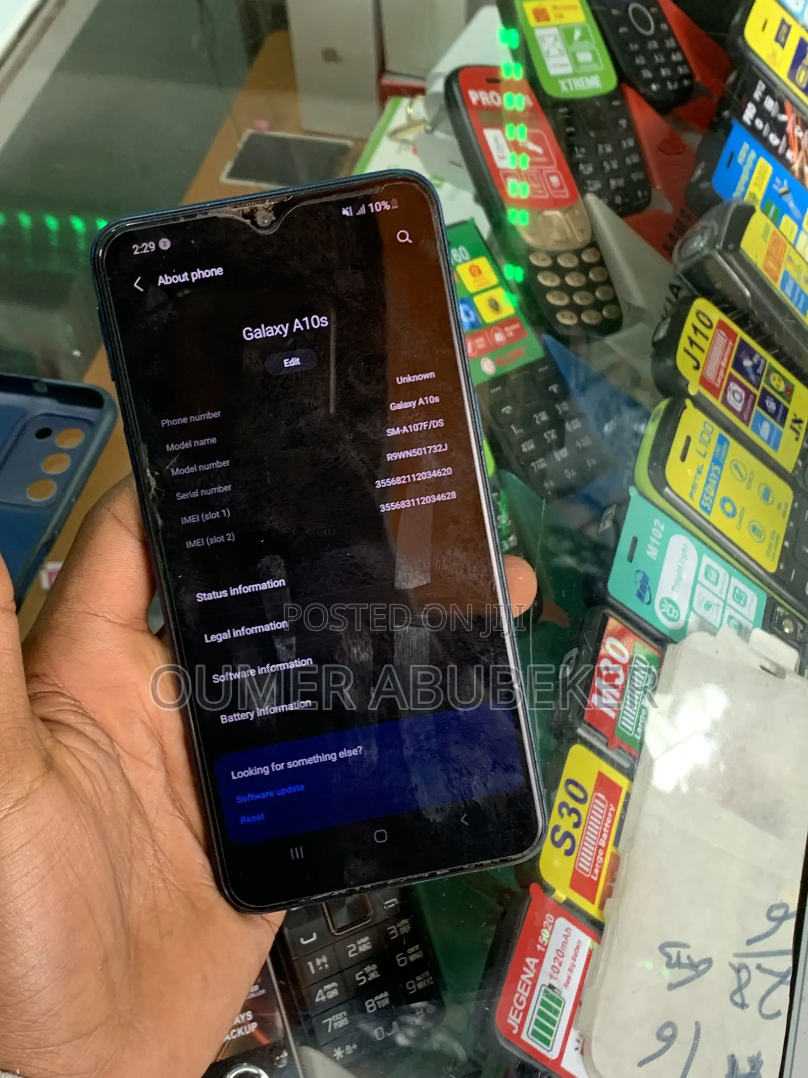 Samsung Galaxy A10s 32 GB Blue