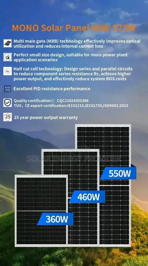 Solar Panel Hybrid Invertor and Lithium Ion Batteries