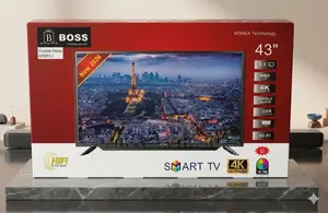 BOSS 43-Inch SMART TV – 43SR1J 43-Inch UHD Display Sharp Vi