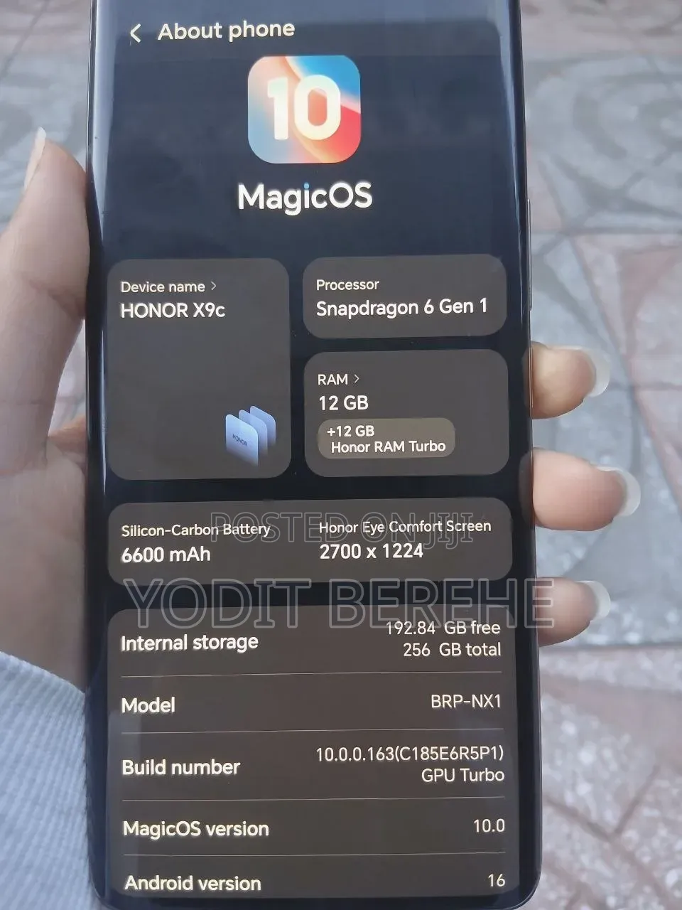 Honor X9c 256 GB Orange