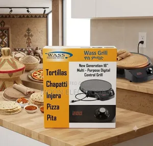  WASS Electric Injera Mitad / WASS Grill – Upgrade Your Kitchen!