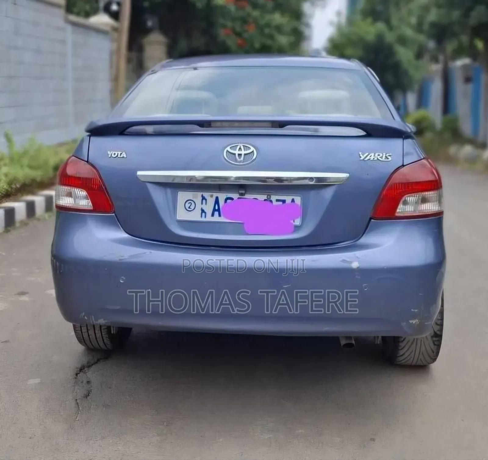 Toyota Yaris 2007 Blue