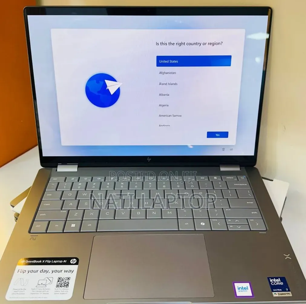 New Laptop HP OmniBook Ultra Flip 14" 16GB Intel Core Ultra 7 SSD 1T