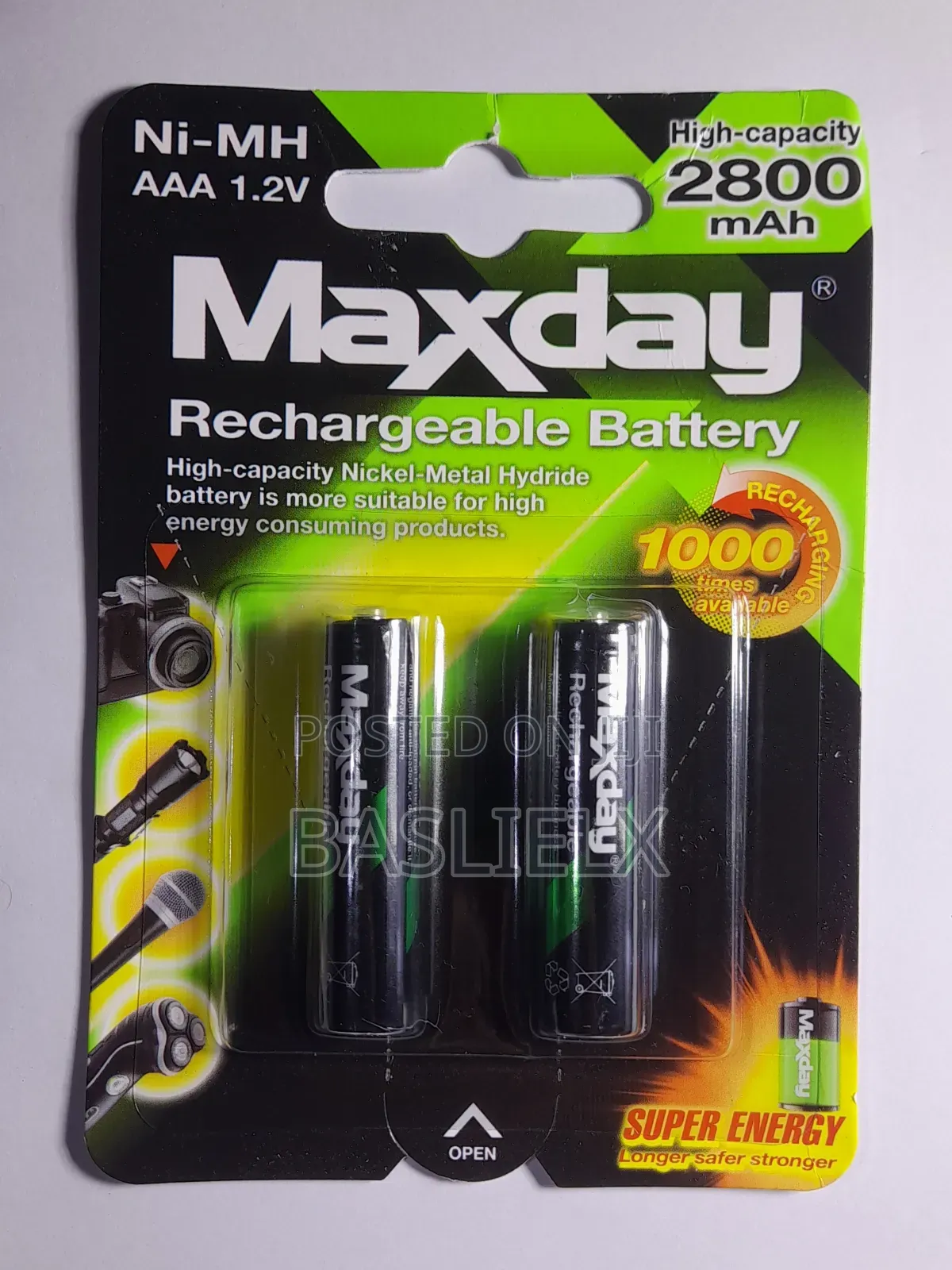 Maxday Rechargeable Battery