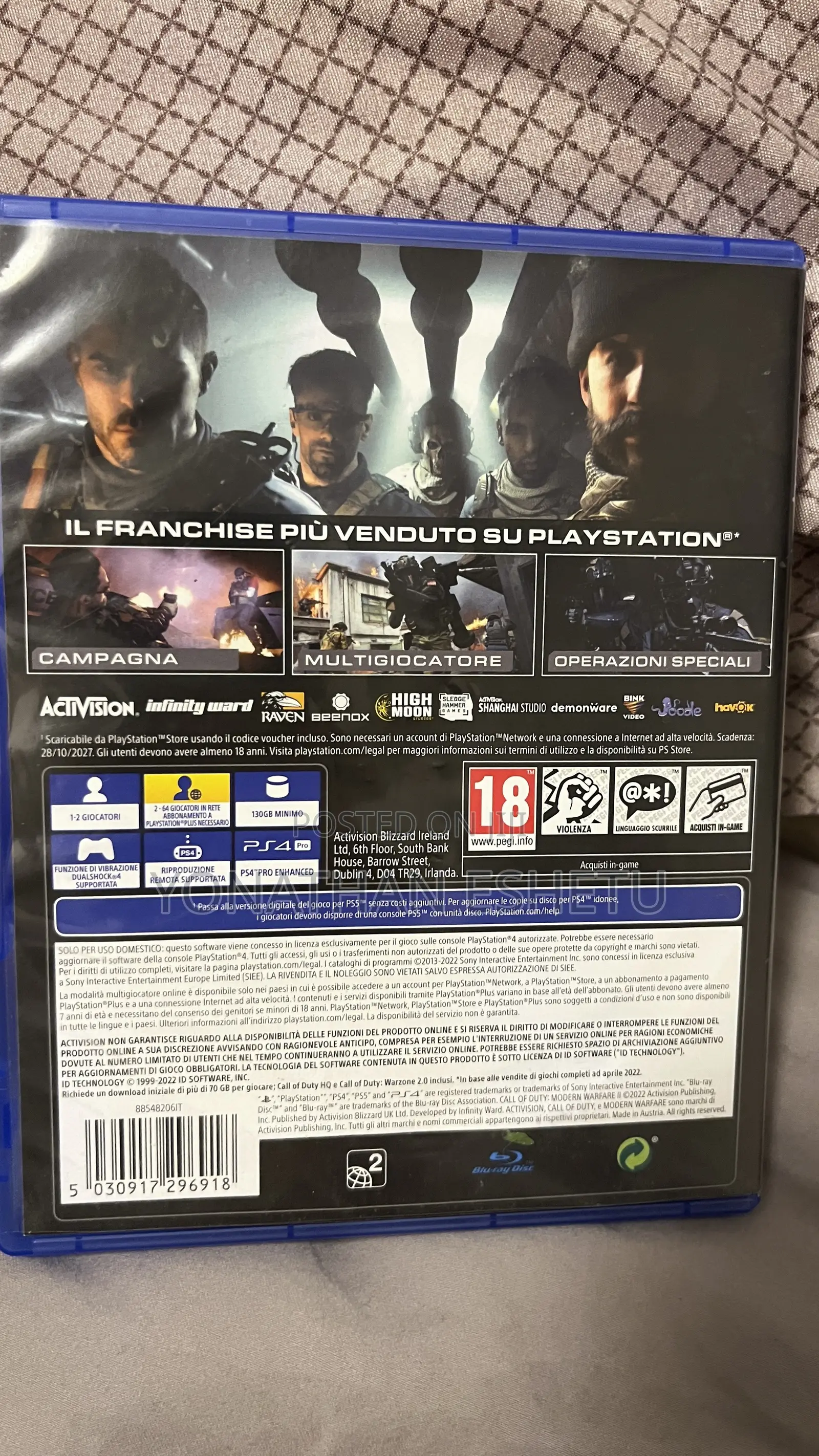 Modern Warfare 2(2022) PS4 CD