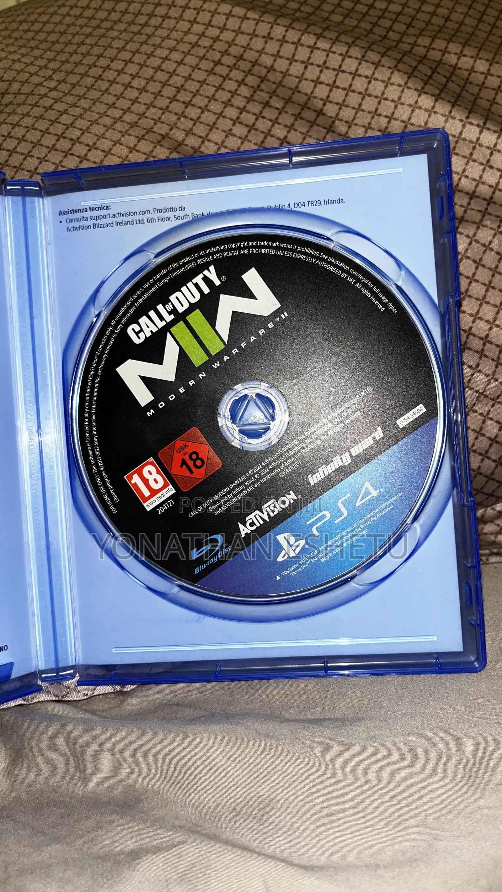 Modern Warfare 2(2022) PS4 CD