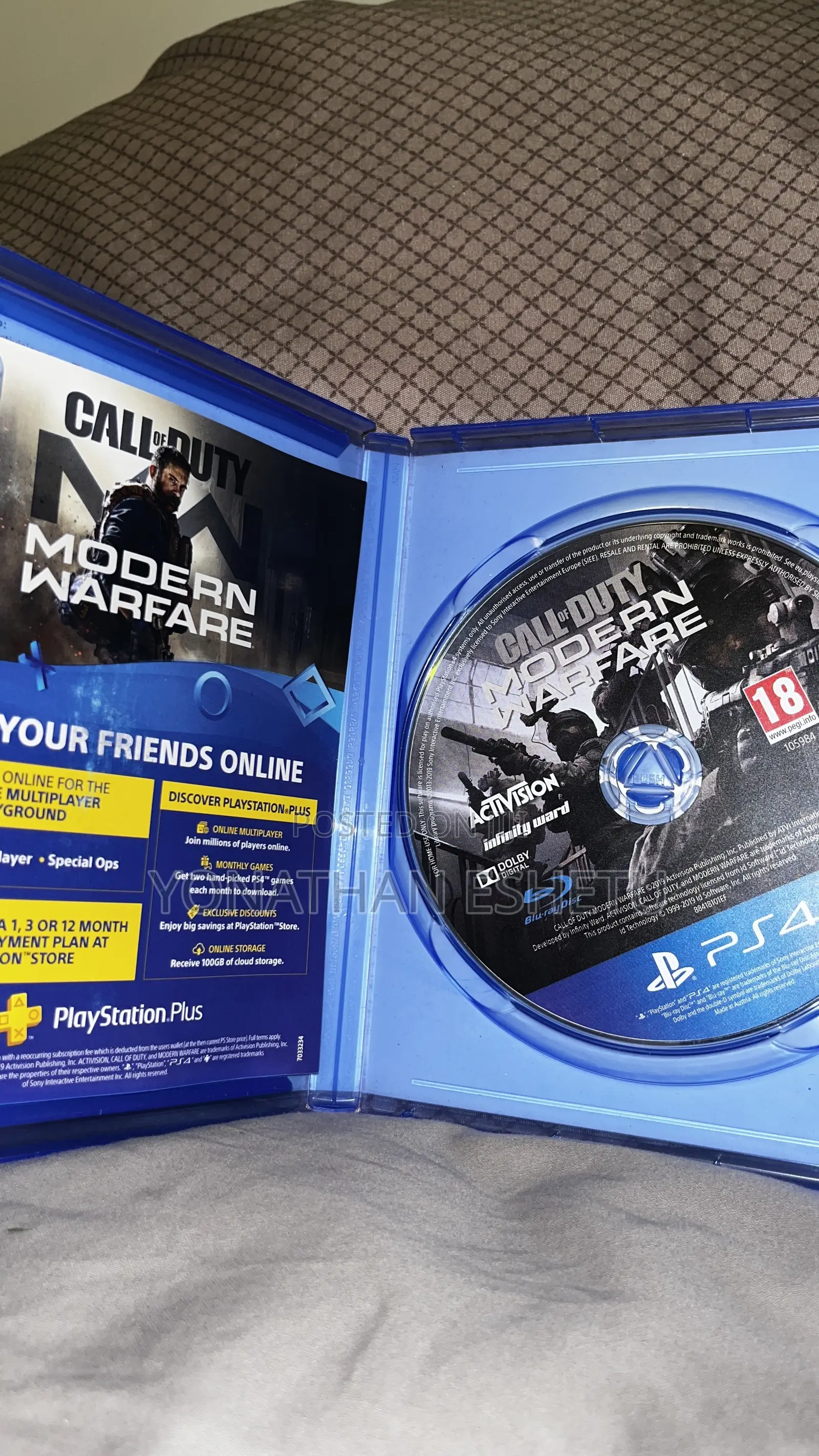 Modern Warfare(2019) PS4 CD