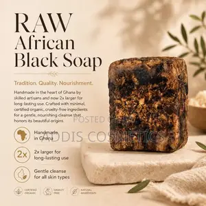 Original Raw African Black Soap