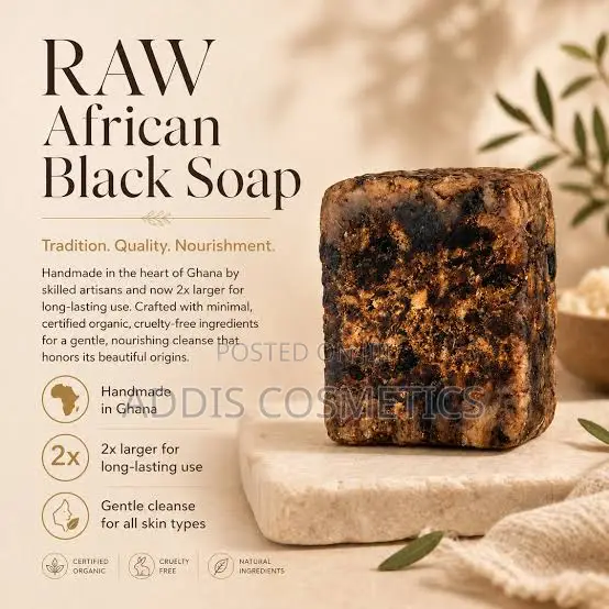 Original Raw African Black Soap