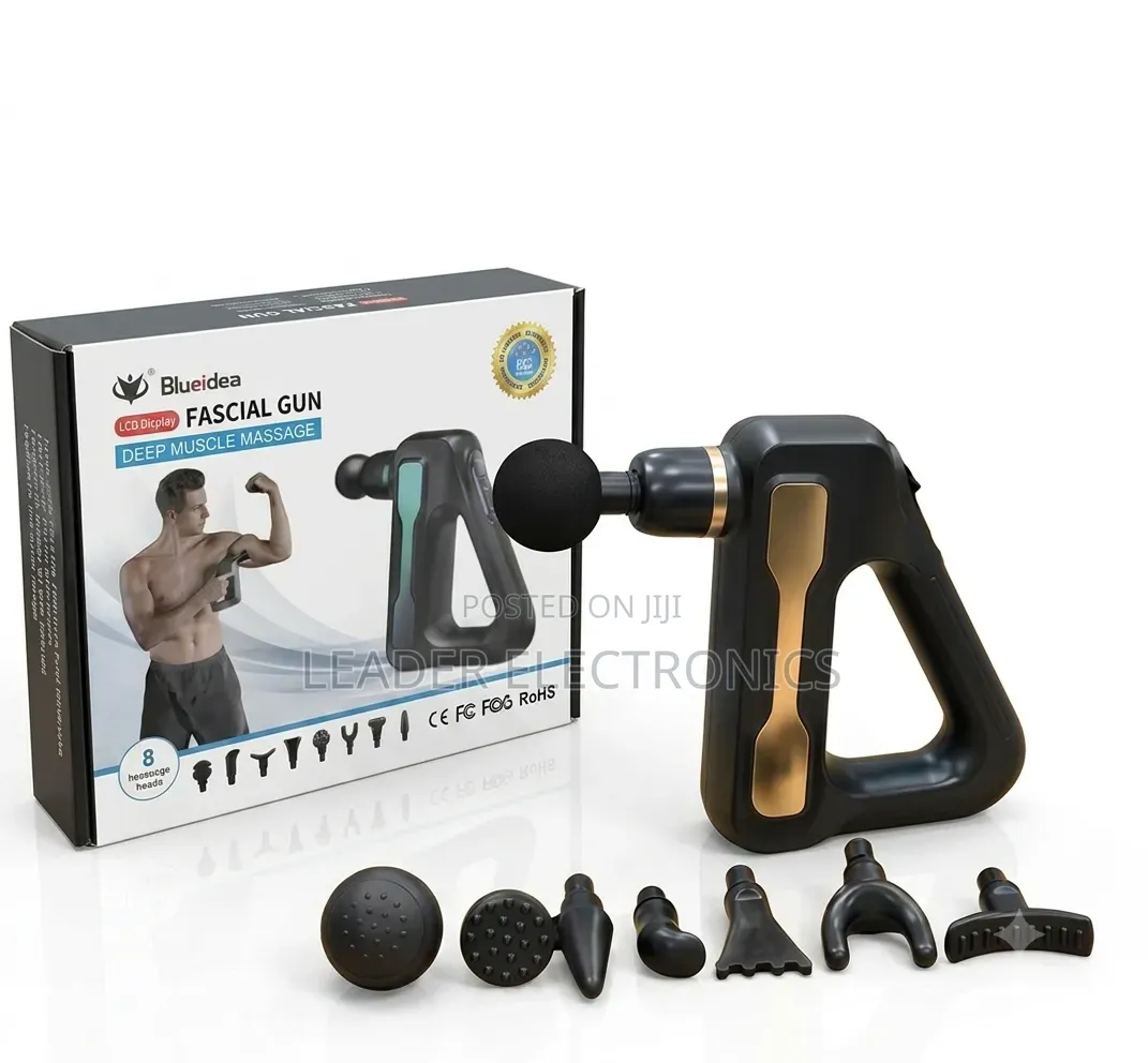 Massage Gun 8-in-1 Fascial Gun – Deep Tissue Muscle Massage