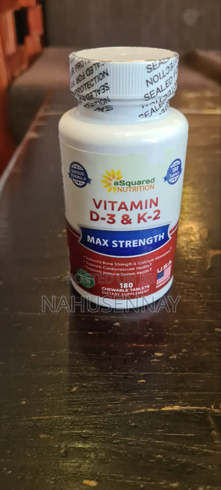 Vitamin D3 , Max Strength, 180 Tablets