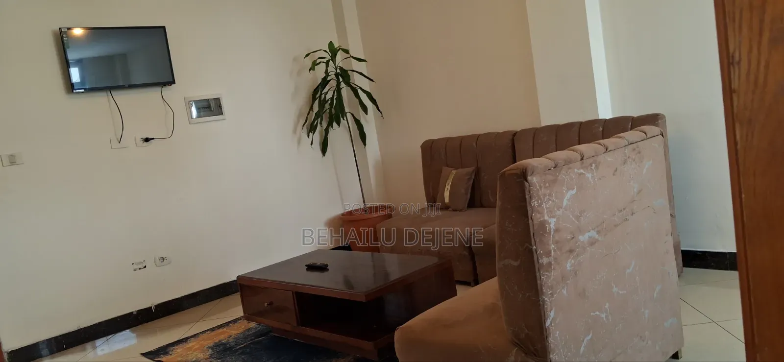 Furnished Studio Apartment in Lucysabrin, Bole for rent