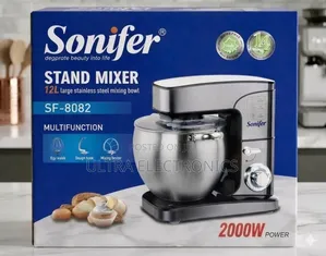 Sonifer Sf-8082 Stand Mixer 12l Heavy-Duty Performance