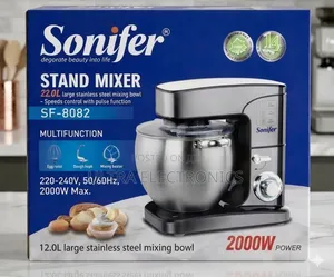 Sonifer Sf-8082 Stand Mixer 12l Heavy-Duty Performance