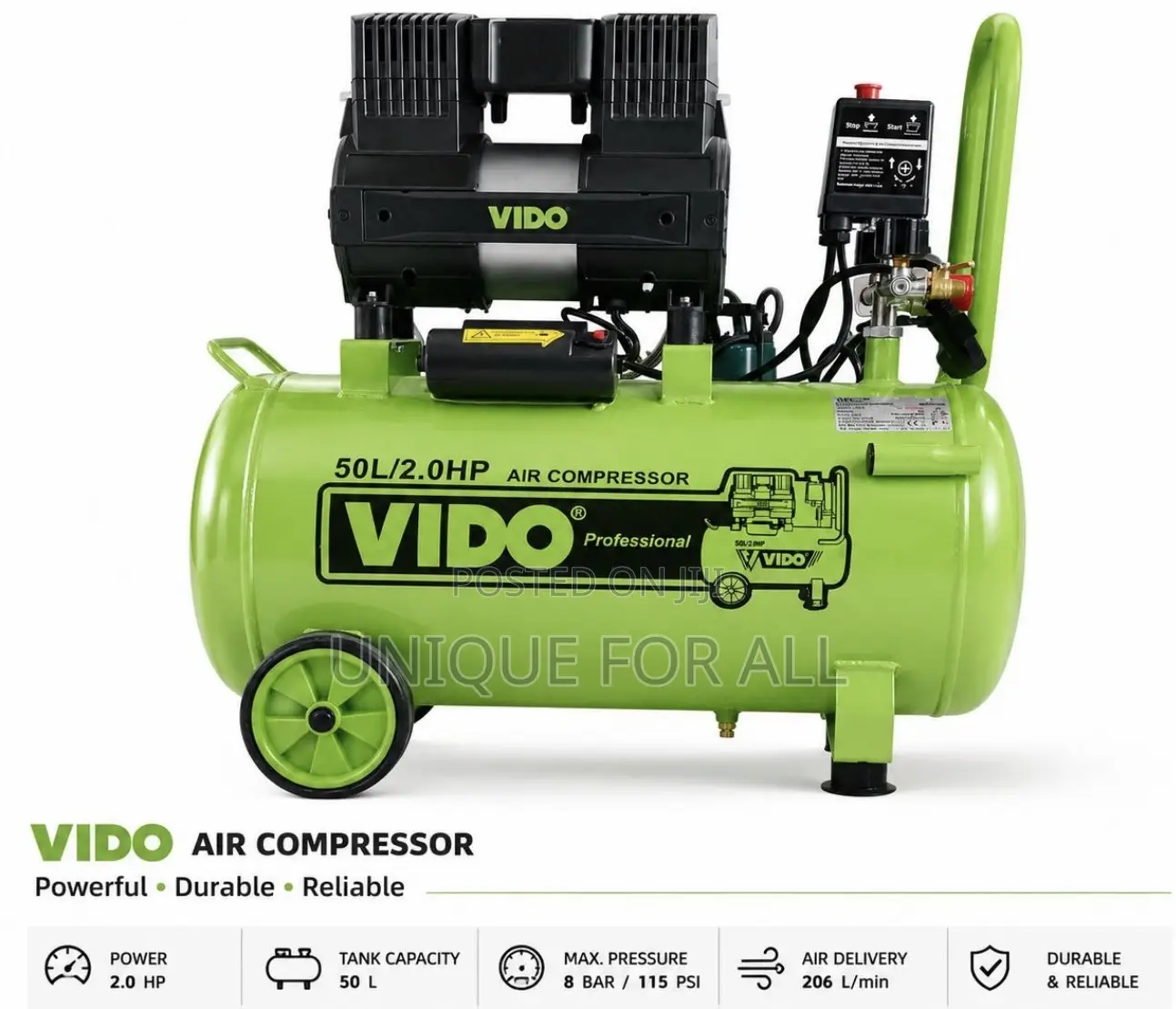VIDO 50L / 2.0HP Air Compressor