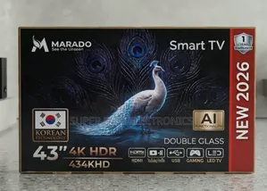 Marado 43 TV HDR Smart TV – Ultra HD, WiFi, HDMI USB New 2026