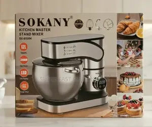 SOKANY Stand Mixer 12L– 2000W Kitchen Master Dough Mixer