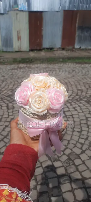 Ribbon Flower Decor