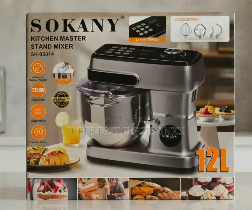 SOKANY Kitchen Master Stand Mixer – Model SK-05004