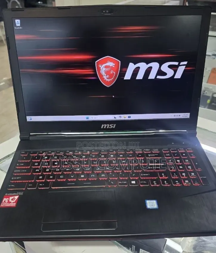 New Laptop MSI GF63 16GB Intel Core i7 SSD 256GB
