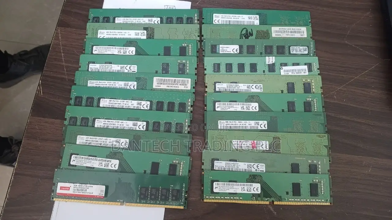 Desktop and Laptop RAM PC2 PC3 and PC4