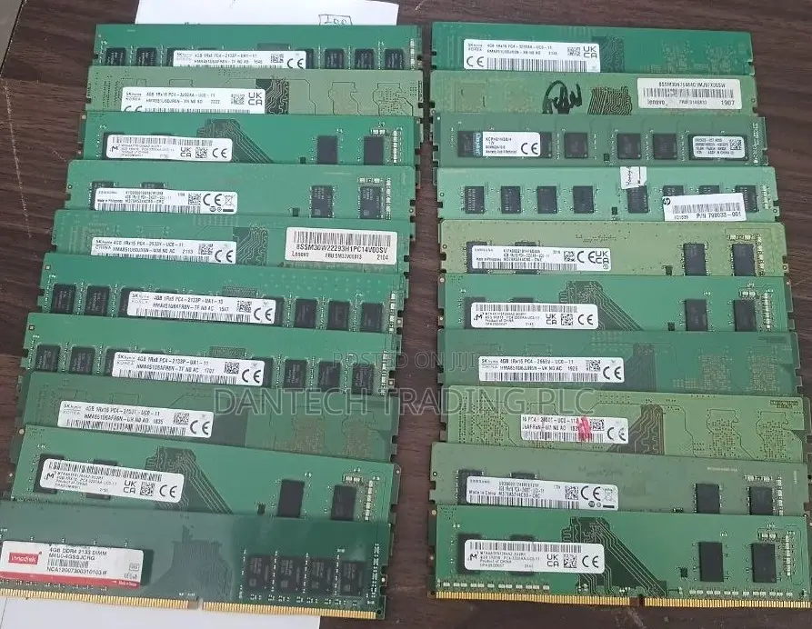Desktop and Laptop RAM PC2 PC3 and PC4