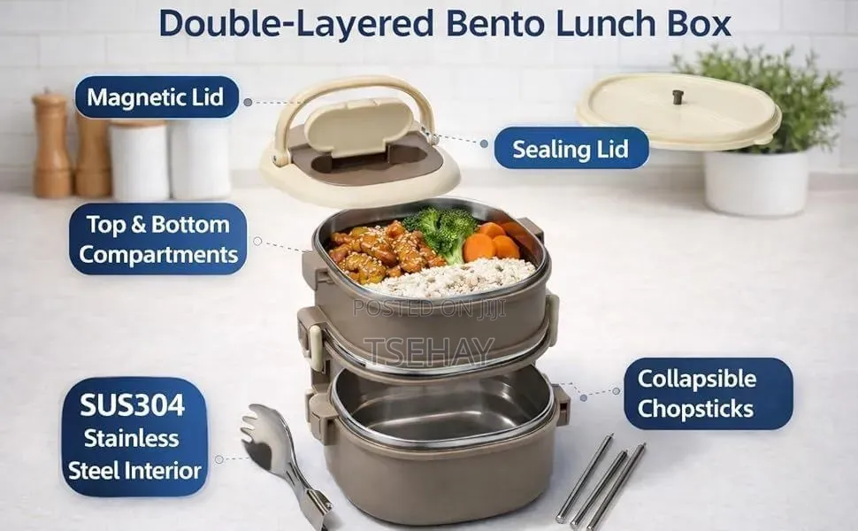 Layer Stainless Steel Lunch Box