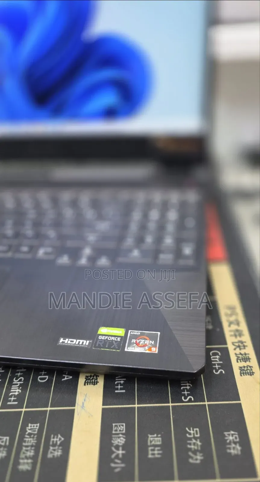 New Laptop Asus TUF Gaming A15 16GB AMD Ryzen 9 SSD 512GB