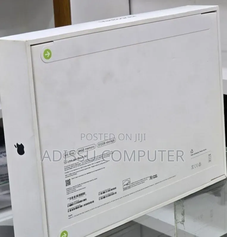 New Laptop Apple MacBook Air 2026 M5 16GB Apple M5 SSD 512GB