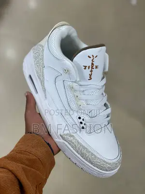 Air Jordan 3 White Cement Basket Ball Shoes